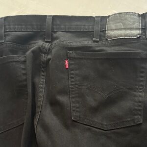 Levi's Men's Black Slim Straight Jeans